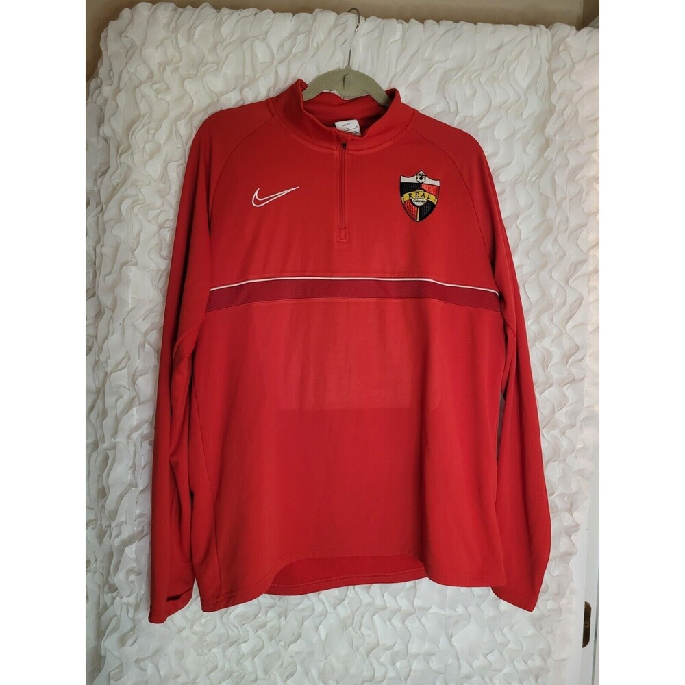 💥 Nike Dri-Fit Men's Large Pullover Long Sleeve  Real colorado Soccer 27 D4